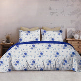 Blue Breeze Printed Bedsheet