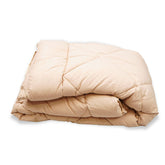 Beige winter comforter