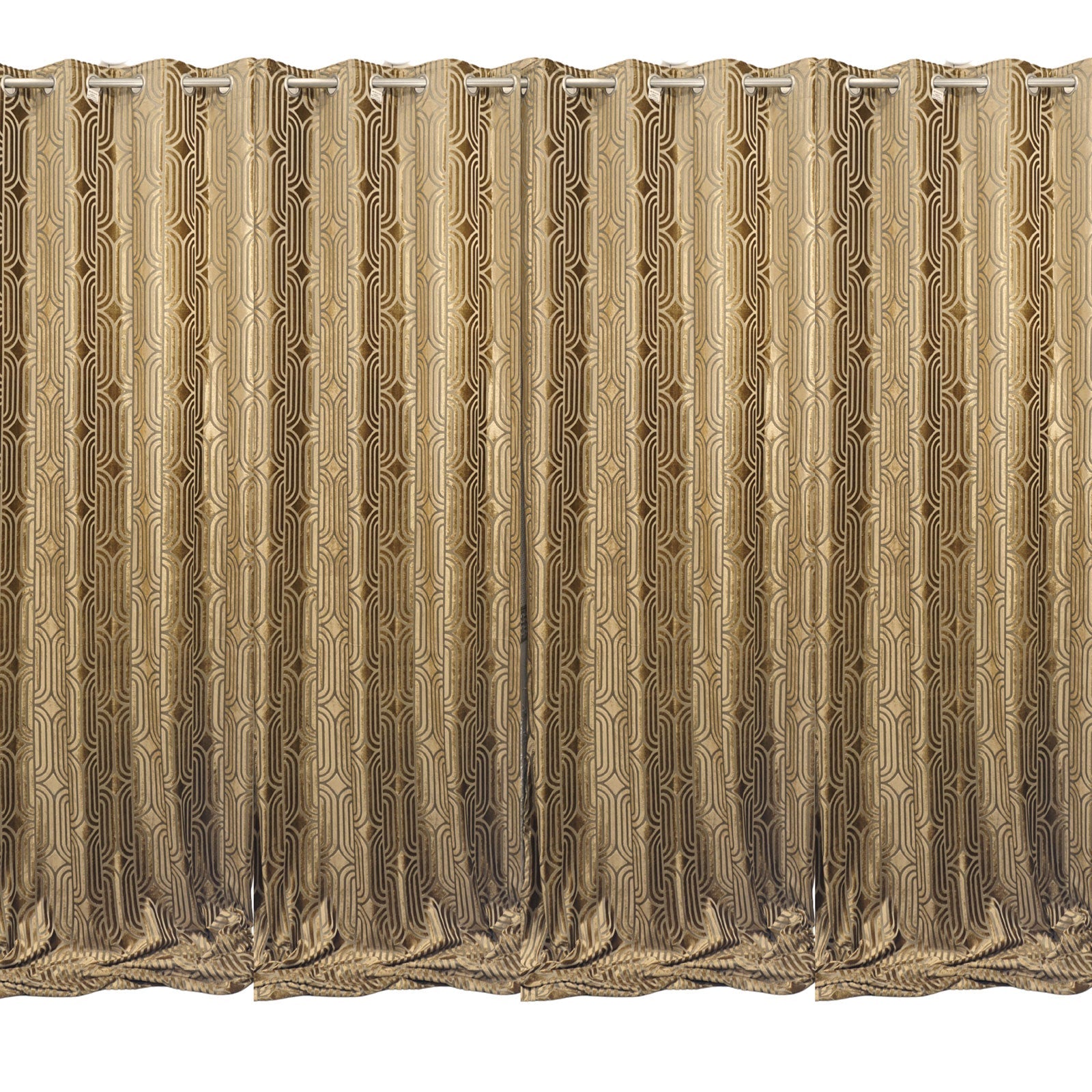 Caramel Maze Curtain