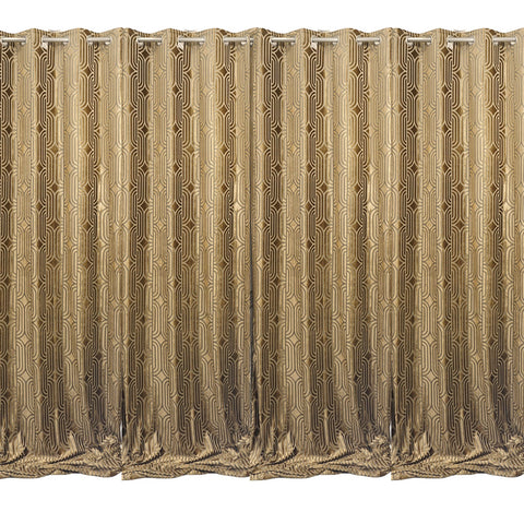 Caramel Maze Curtain