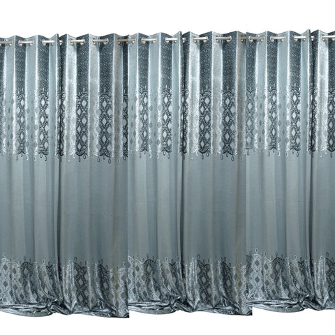 Silver Droplets Curtain