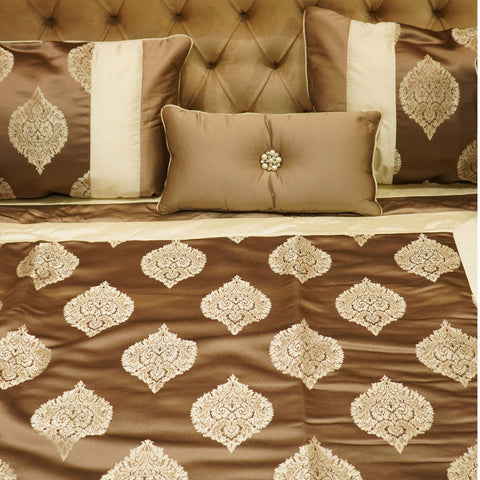 Maharaja Gold – Brocade Bedding Set