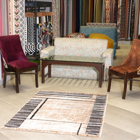 Classic Beige Luxe Carpet – Velvet Texture