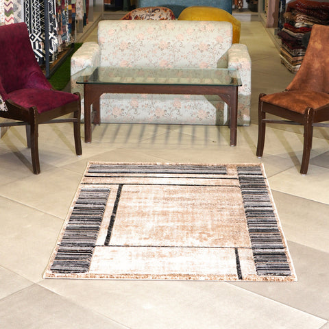 Classic Beige Luxe Carpet – Velvet Texture