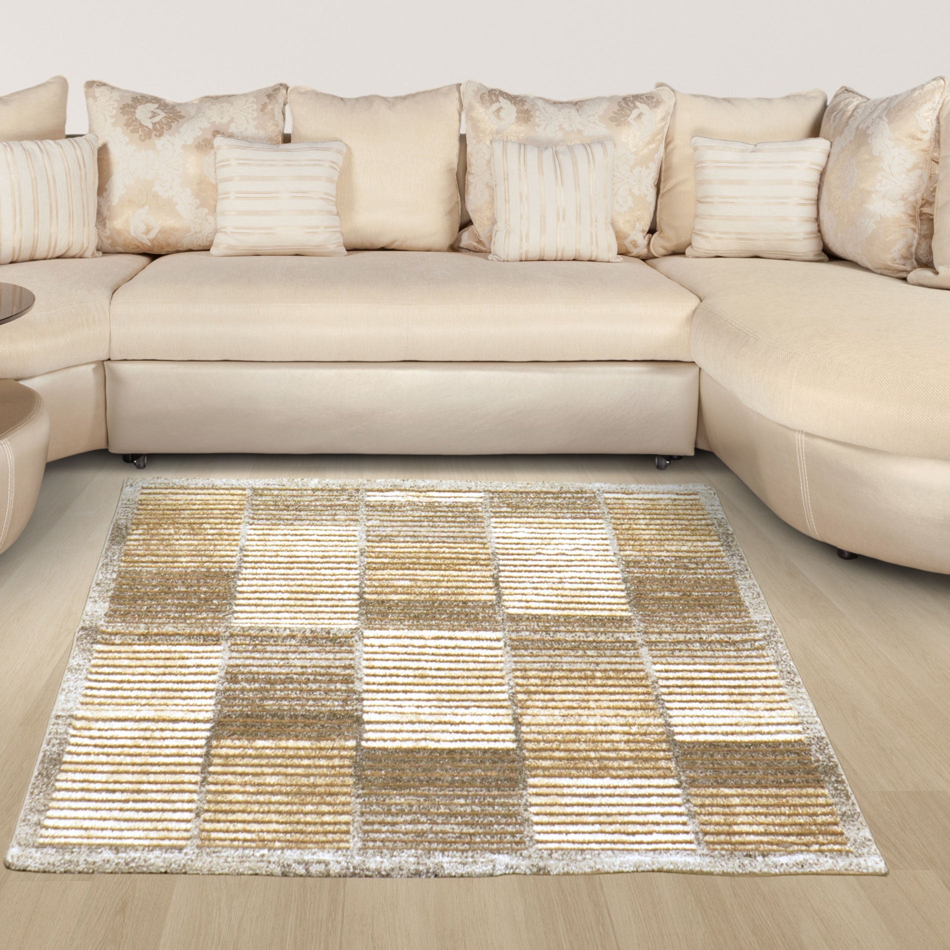 Boxed Lines Runner Carpet – Modern Blocks