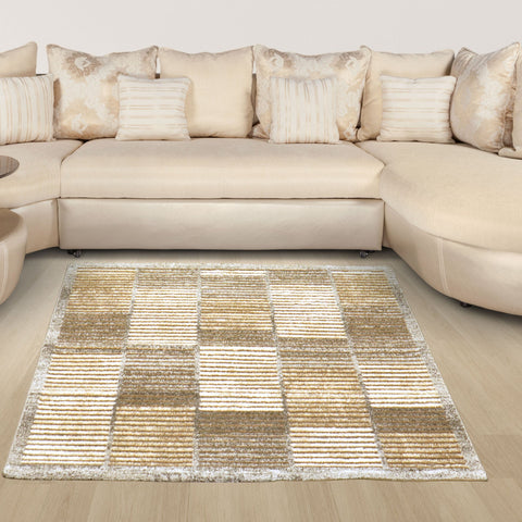 Boxed Lines Runner Carpet – Modern Blocks