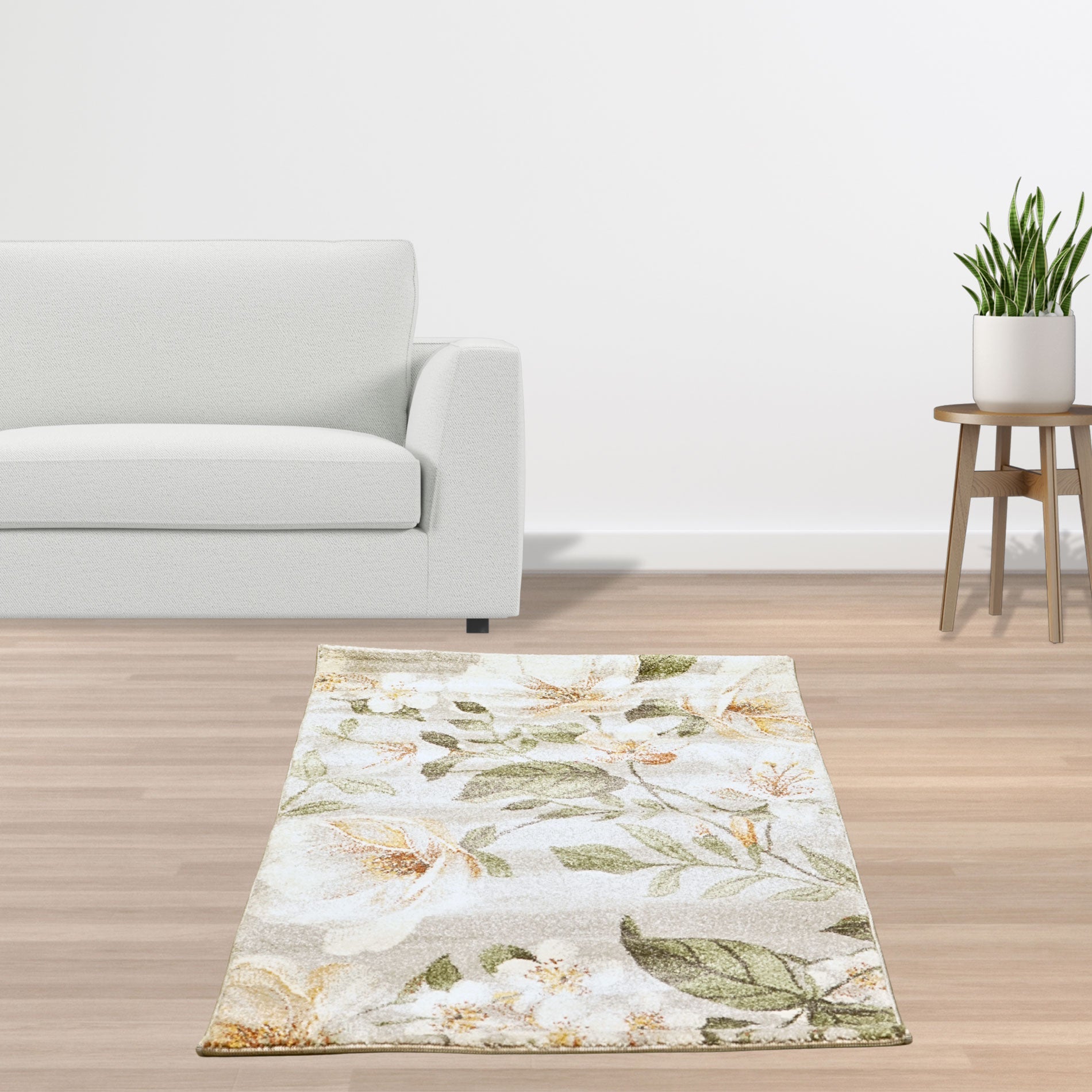 Botanical Bliss Runner Carpet – Leaf Whisper