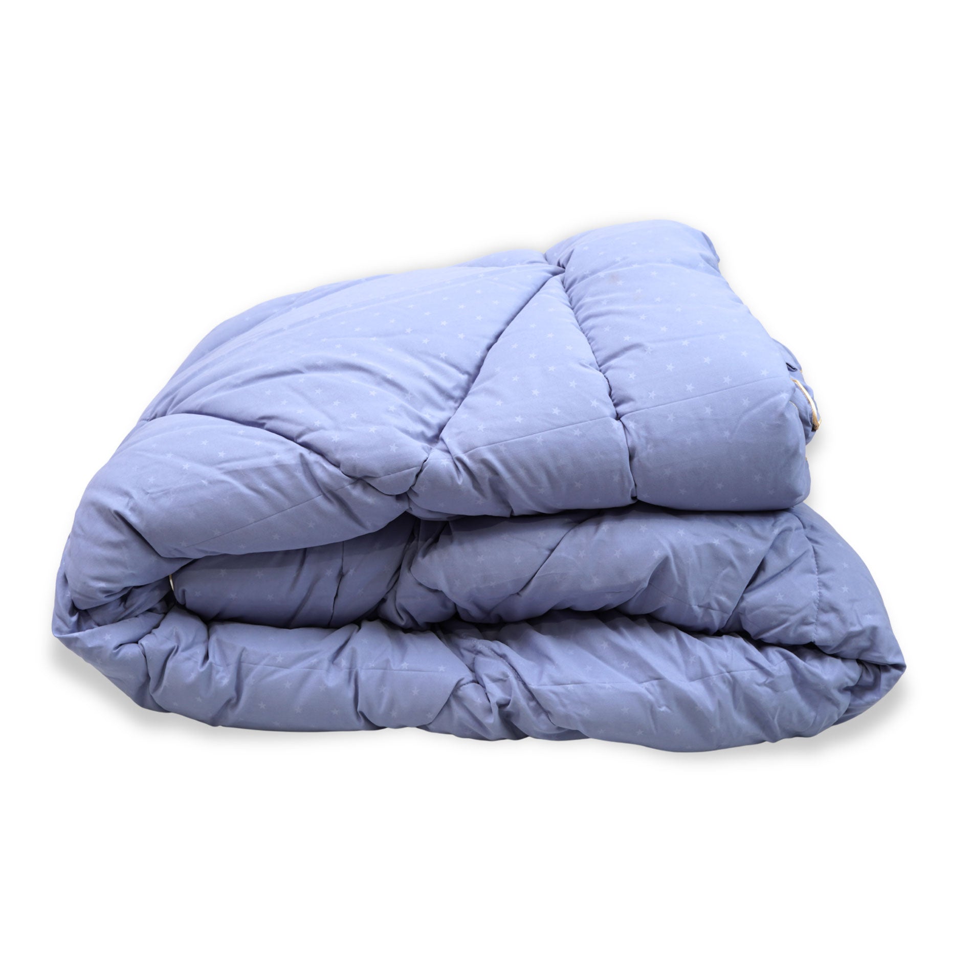 Blue winter comforter
