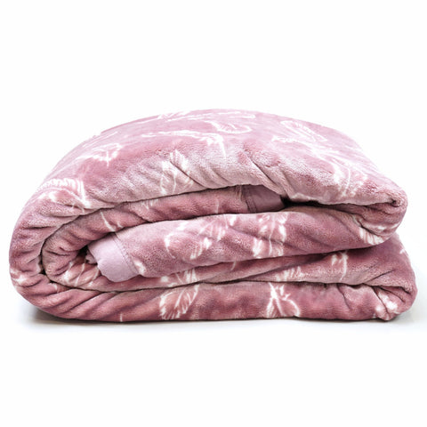 Pink Feather Cloud – Ultra Soft Winter Blanket Collection by Batla Handloom Emporium