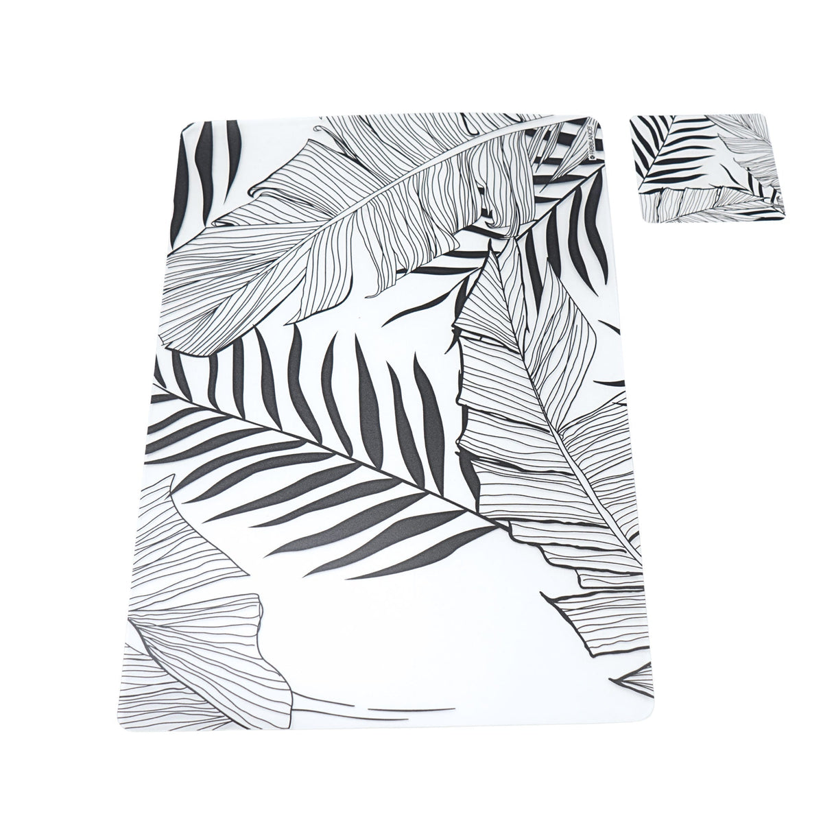 Tropical Whisper Mat | 6-Piece Set with Coaster