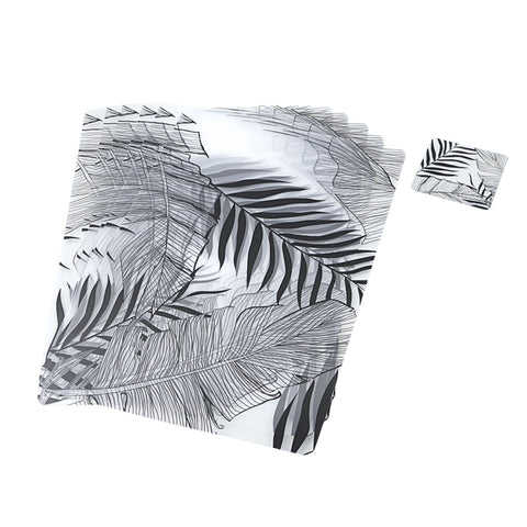 Tropical Whisper Mat | 6-Piece Set with Coaster