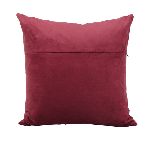Royal Red Designer Cushion  – Chameleon Embroidery