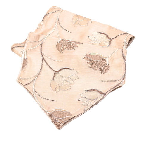 Petal Harmony – Designer Runner in Sand Beige